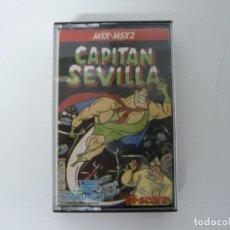 Videojuegos y Consolas: CAPITÁN SEVILLA DE DINAMIC / JEWELL CASE / MSX / RETRO VINTAGE / CASSETTE - CINTA. Lote 321248703