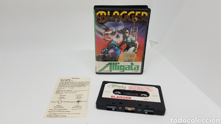 Videojuegos y consolas: JUEGO MSX BLAGGER CON INSTRUCCIONES ALIGATA - Foto 2