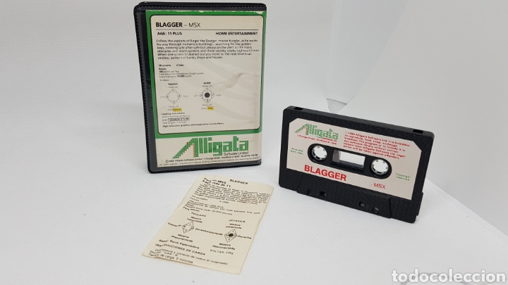 Videojuegos y consolas: JUEGO MSX BLAGGER CON INSTRUCCIONES ALIGATA - Foto 3