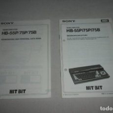 Videojogos e Consolas: MANUAL DE USUARIO MSX SONY HB-75 EN ALEMAN. Lote 329347398