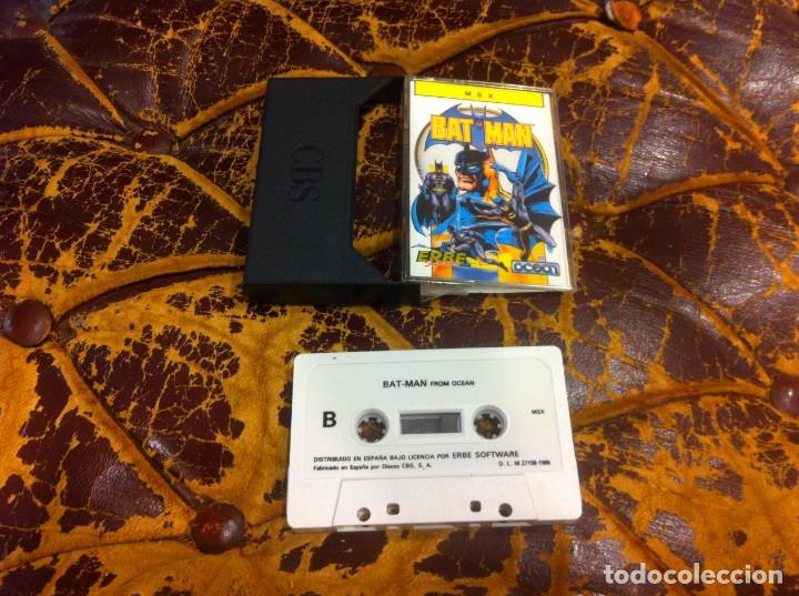 Videojuegos y consolas: JUEGO. MSX. CASSETTE. BATMAN. 1986 - Foto 1