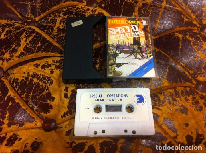 Videojuegos y consolas: JUEGO. MSX. CASSETTE. SPECIAL OPERATIONS. LOTHLORIEN. 1984 - Foto 1