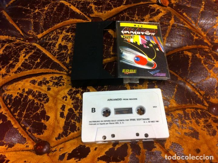 Videojuegos y consolas: JUEGO. MSX. CASSETTE. ARKANOID FROM IMAGINE. 1987 - Foto 1