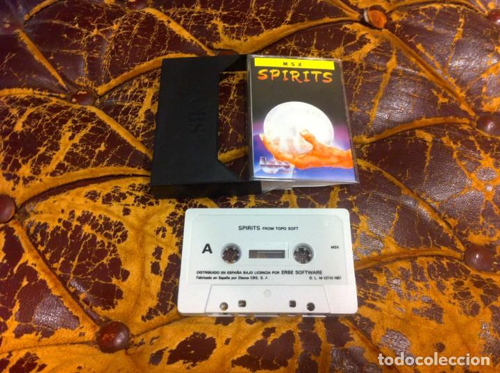 Videojuegos y consolas: JUEGO. MSX. CASSETTE. SPIRITS FROM TOPO SOFT. 1987 - Foto 1