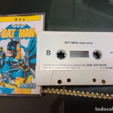 Videojuegos y Consolas: CASSETTE / CASETE VIDEOJUEGO MSX - BAT MAN - ERBE SOFTWARE. Lote 347461018