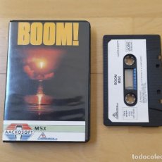 Videojuegos y Consolas: JUEGO MSX MSX2 BOOM! AACKOSOFT BYTEBUSTES 1985 BUEN ESTADO. Lote 349133699