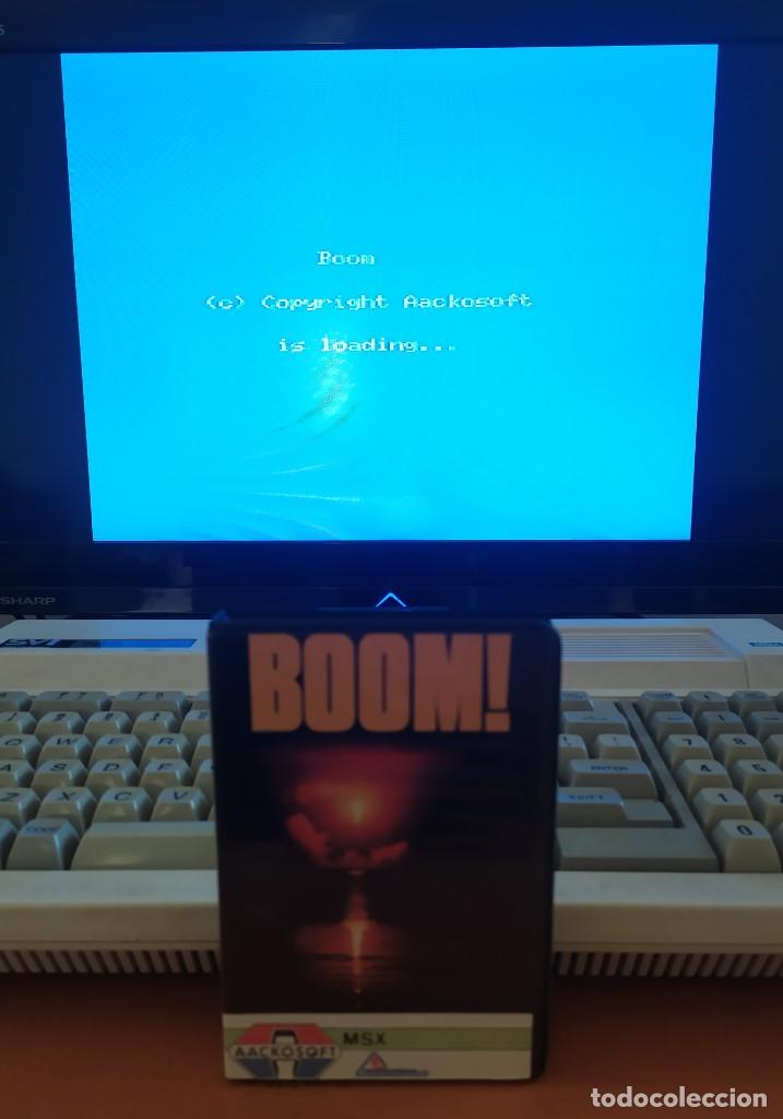 Videojuegos y consolas: JUEGO MSX MSX2 BOOM! AACKOSOFT BYTEBUSTES 1985 BUEN ESTADO - Foto 4