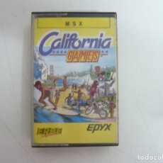 Videojuegos y Consolas: CALIFORNIA GAMES DE ERBE LOMO NEGRO / JEWELL CASE / MSX / RETRO VINTAGE / CASSETTE - CINTA. Lote 354890143