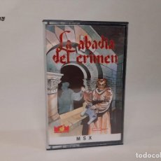 Videojuegos y Consolas: JUEGO LA ABADÍA DEL CRIMEN - MSX - OPERA SOFT / CINTA CASETE MSC - 301 / EDICIÓN ESPAÑA. Lote 355568925