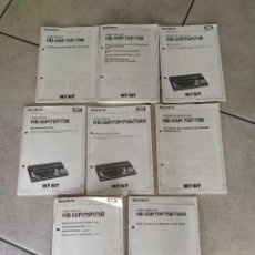 Videojuegos y Consolas: SET DE MANUALES ORIGINALES PARA SONY MSX HB-75P EN VARIOS IDIOMAS , TODO ORIGINAL