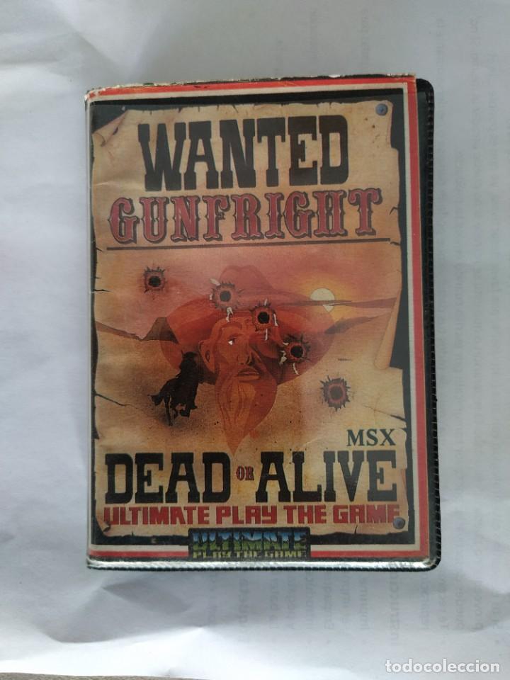 Videojuegos y consolas: GUNFRIGHT MSX CINTA CASSETTE , ORIGINAL - Foto 1