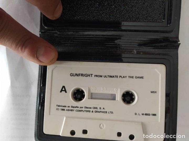 Videojuegos y consolas: GUNFRIGHT MSX CINTA CASSETTE , ORIGINAL - Foto 2