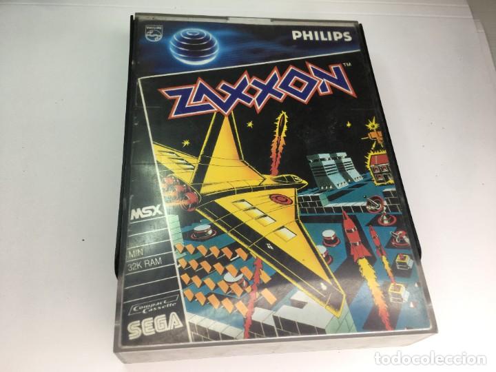 Videojuegos y consolas: JUEGO MSX ZAXXON CON INSTRUCCIONES - Foto 1