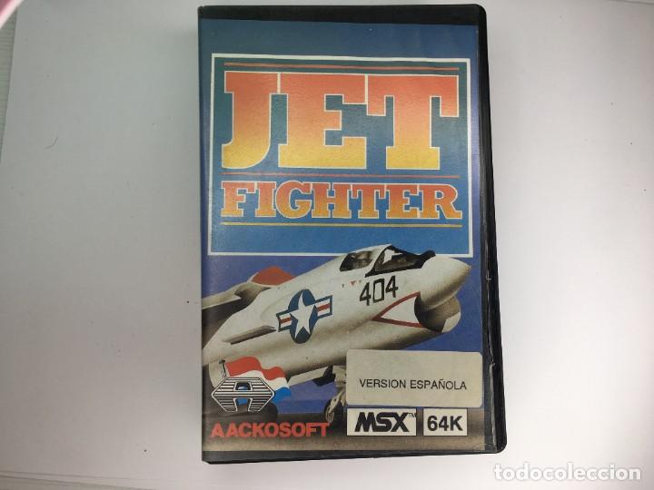 Videojuegos y consolas: JUEGO MSX JET FIGHTER VERSION ESPA&Ntilde;OLA. - Foto 1