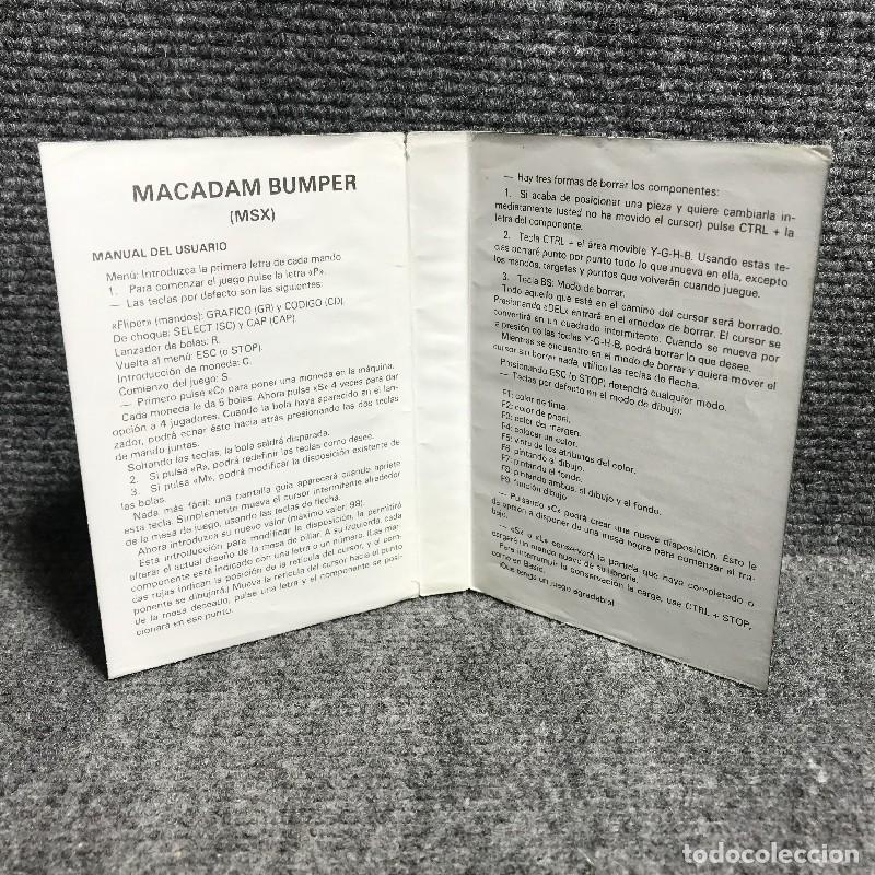 Videojuegos y consolas: MACADAM BUMPER MSX - Foto 2