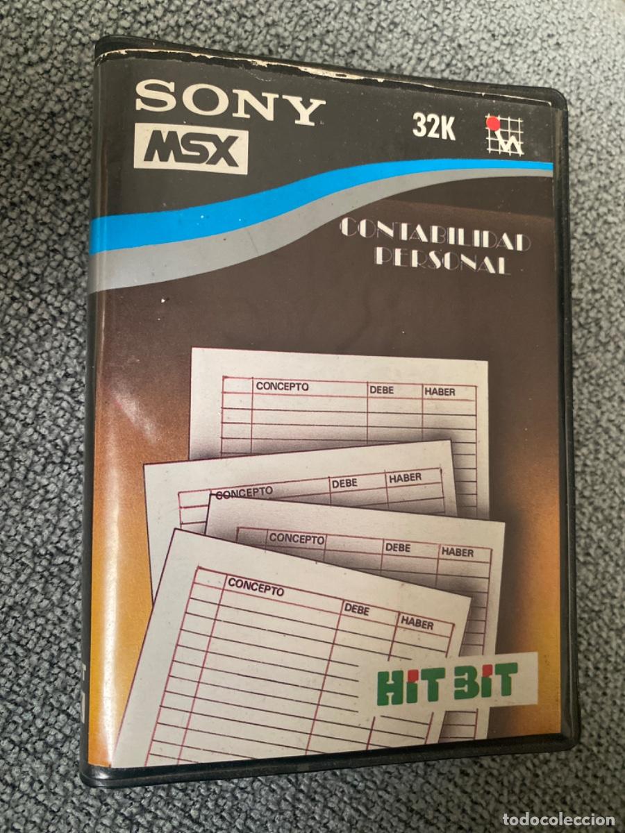 Videojuegos y consolas: ANTIGUO PROGRAMA CONTABILIDAD PERSONAL SONY MSX - Foto 1