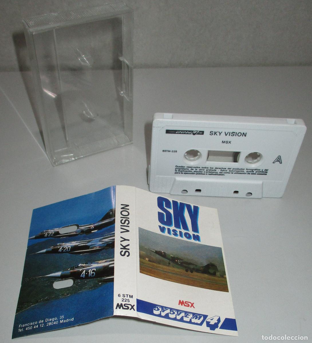 Videojuegos y consolas: MSX, juego, SKY VISION, casete, cassette, SYSTEM 4 - Foto 2