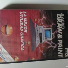 Videojuegos y Consolas: MSX UTILIDAD GRAFICA DRAW & PAINT , TODO ES ORIGINAL