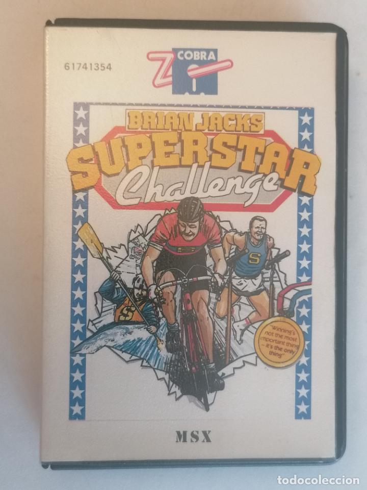 Videojuegos y consolas: BRIAN JACKS-SUPERSTAR CHALLENGE, PARA MSX - Foto 1
