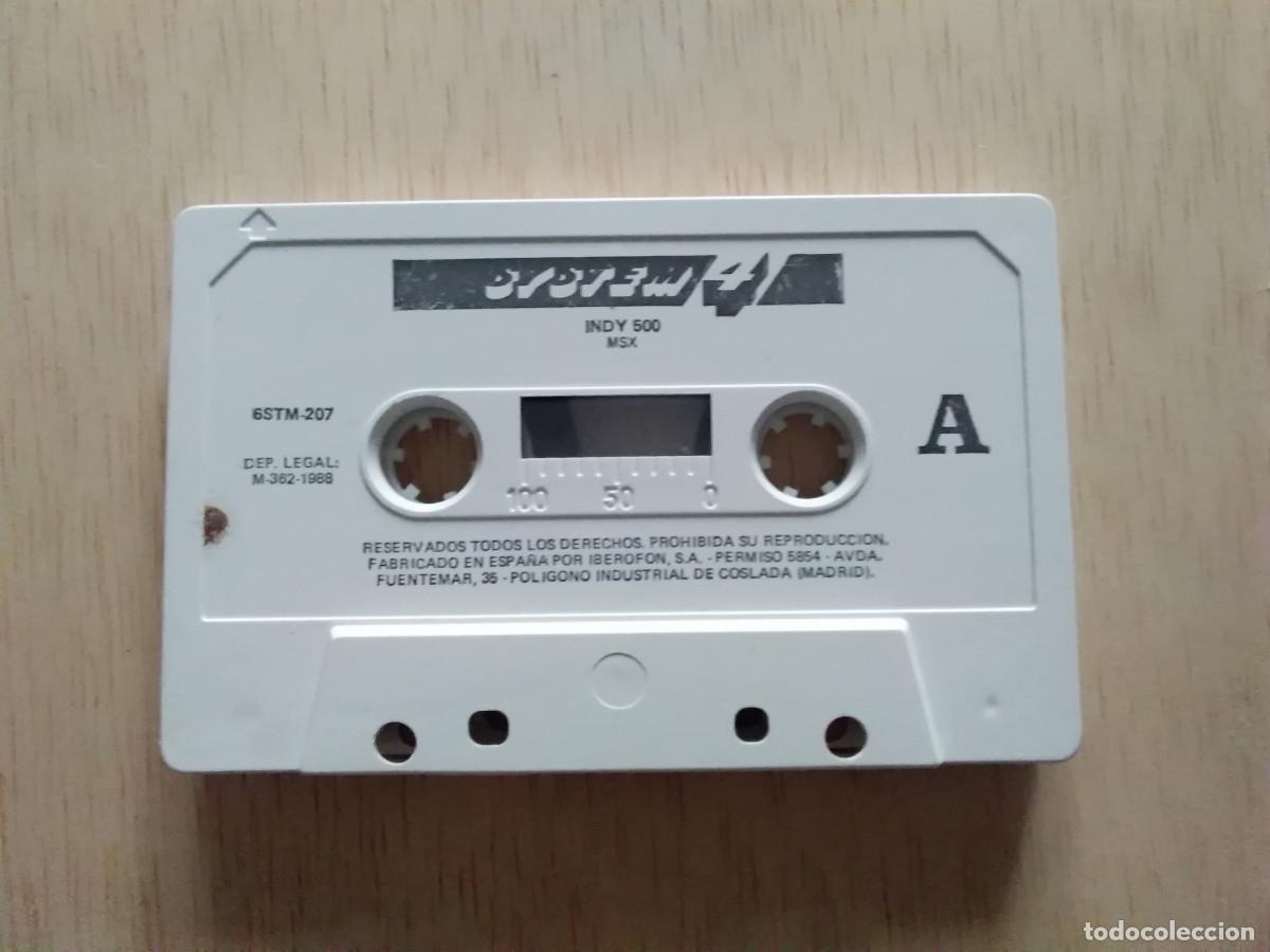 Videojuegos y consolas: ANTIGUO JUEGO MSX INDY 500 - Foto 2