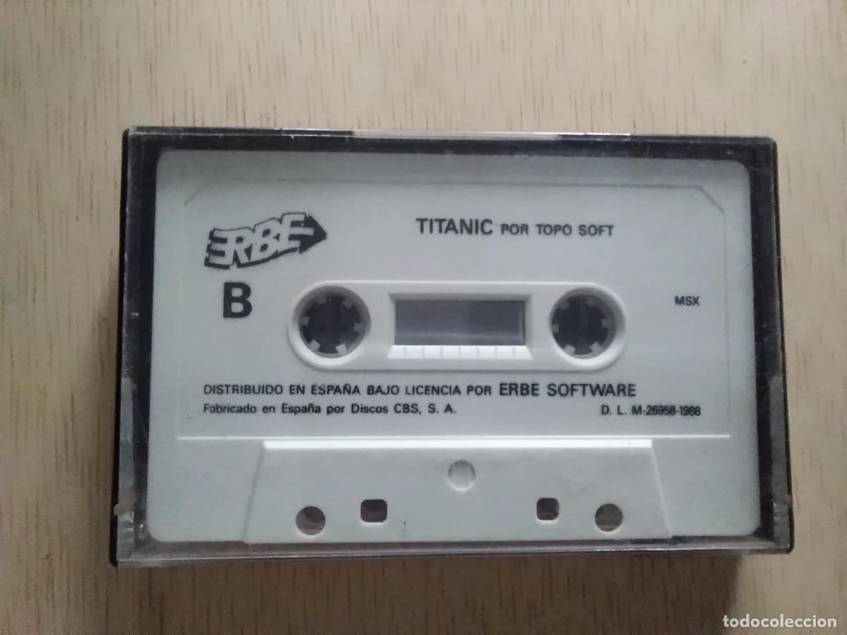 Videojuegos y consolas: ANTIGUO JUEGO MSX TITANIC PSYCHO PIG - Foto 1