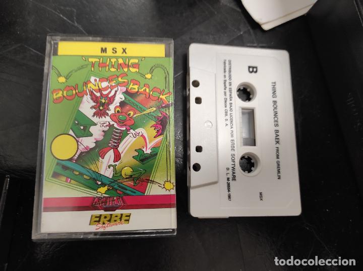 Videojuegos y consolas: THING BOUNCES BACK - JUEGO MSX - Foto 1
