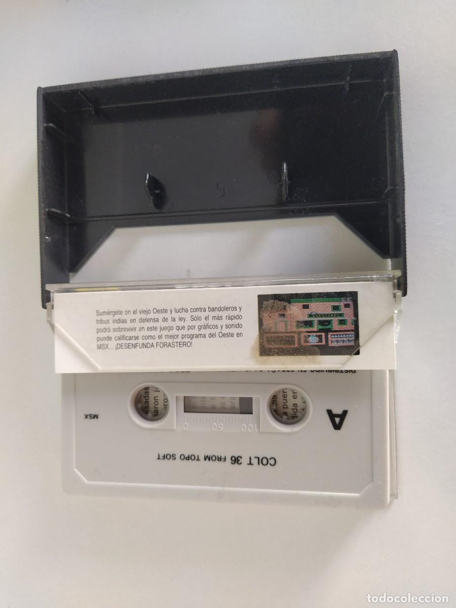 Videojuegos y consolas: COLT 36 MSX CASSETTE CINTA , TODO ES ORIGINAL - Foto 3