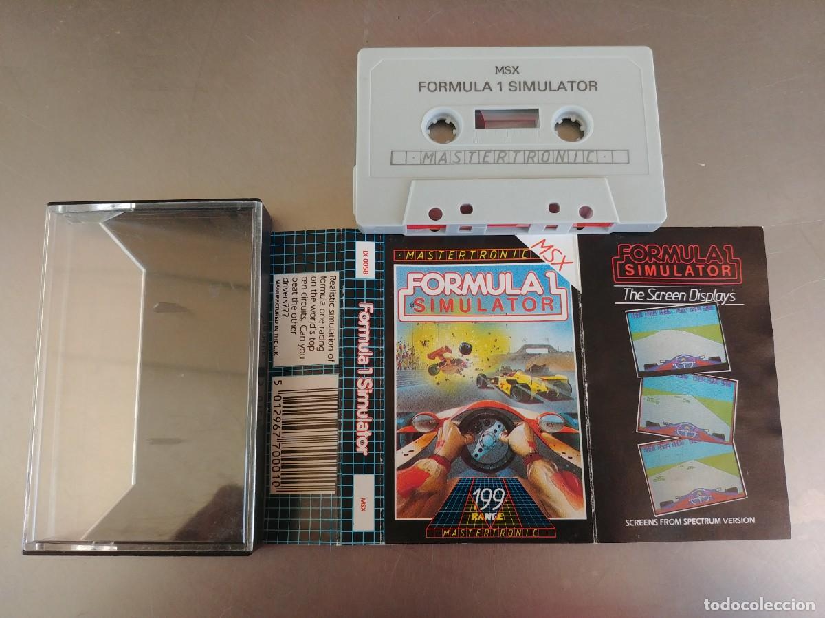 Videojuegos y consolas: FORMULA 1-CASETE JUEGO MSX SIMULATOR - Foto 1