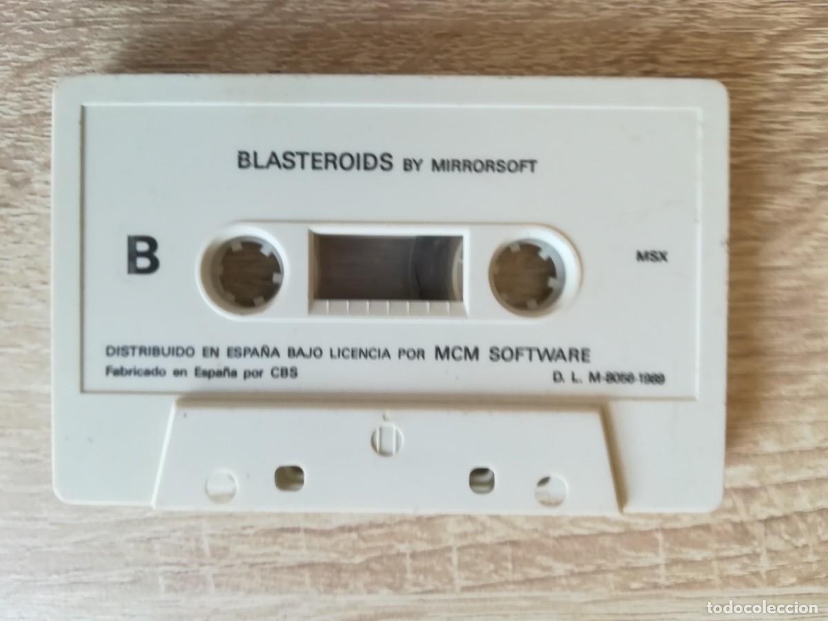 Videojuegos y consolas: BLASTEROIDS BY MIRRORSOFT - MSX - CASSETTE - MCM SOFTWARE - A&Ntilde;O 1989. - Foto 2
