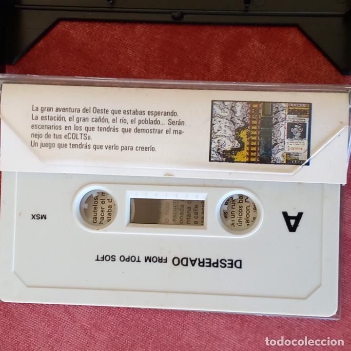 Videojuegos y consolas: DESPERADO de TOPO SOFT / MSX / RETRO VINTAGE / CASSETTE - Foto 2
