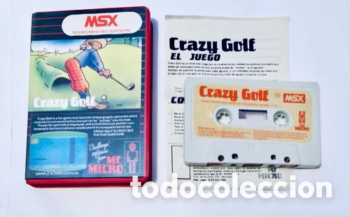 Videojuegos y consolas: Crazy Golf [Mr. Micro] 1984 [MSX] - Foto 4