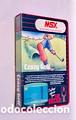 Videojuegos y consolas: Crazy Golf [Mr. Micro] 1984 [MSX] - Foto 1