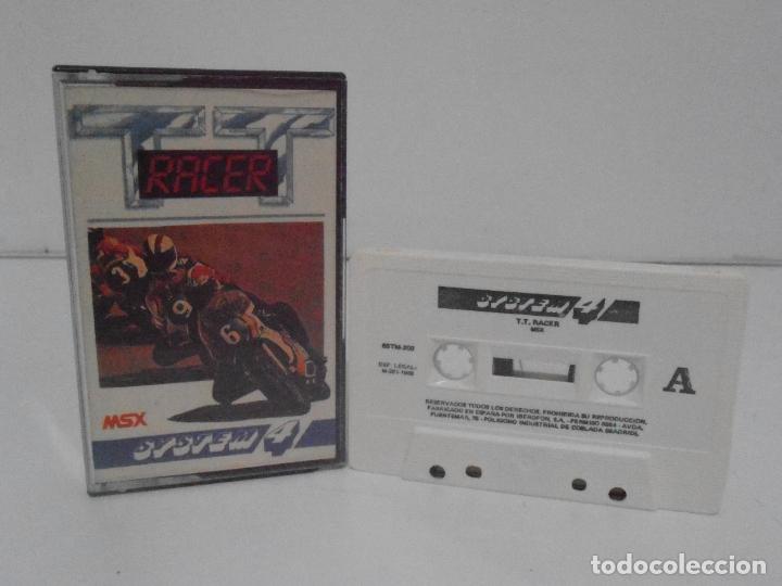 Videojuegos y consolas: JUEGO MSX CINTA, TT RACER, SYSTEM 4 - Foto 3