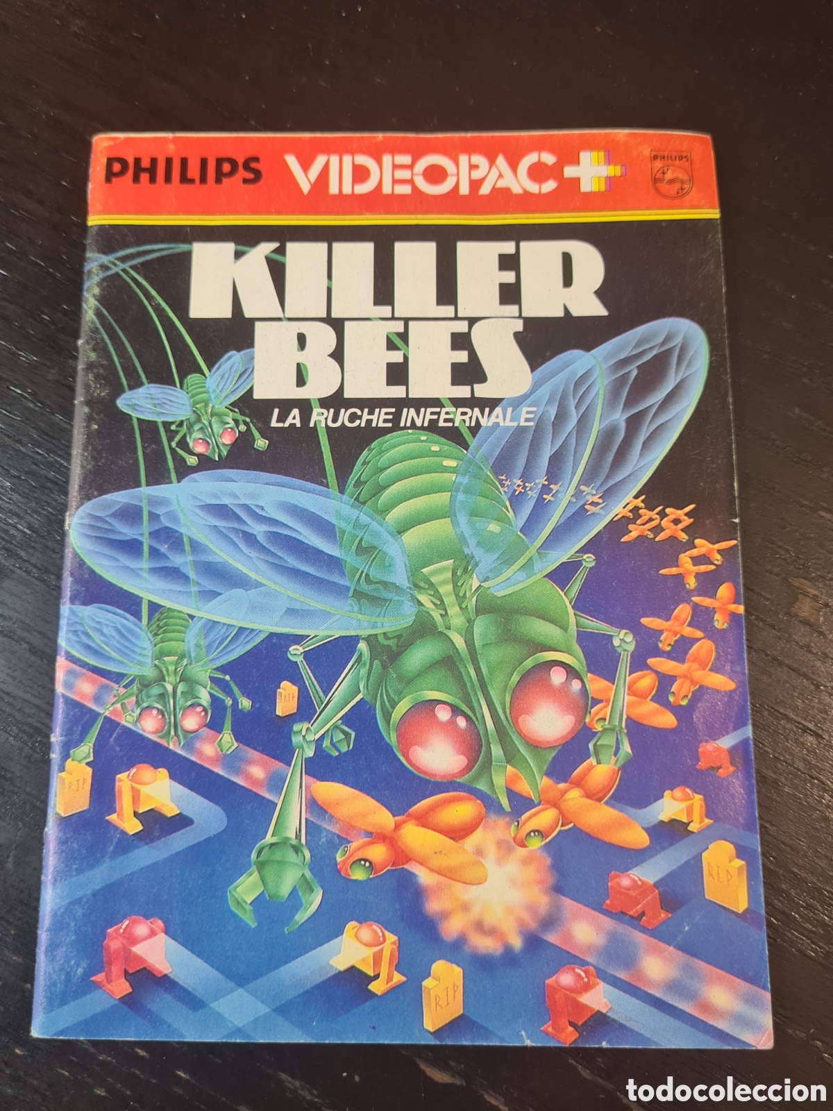 Videojuegos y consolas: MANUAL INSTRUCCIONES EN ESPA&Ntilde;OL PHILIPS VIDEOPAC KILLER BEES - Foto 1
