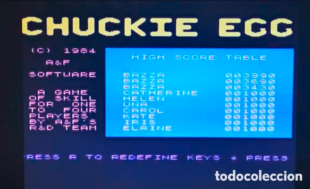 Videojuegos y consolas: Chuckie Egg [A&F Software Ltd] [1985] [MSX] Edici&oacute;n Numerada - Foto 3
