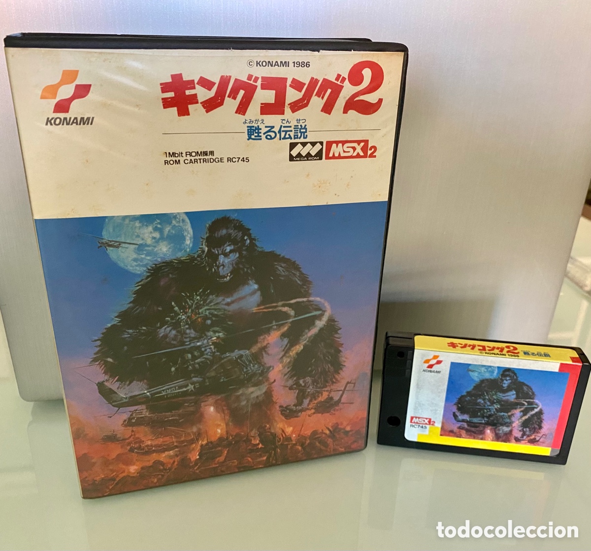 msx 2 - king kong 2 (konami) rc 745 - cartucho - Comprar