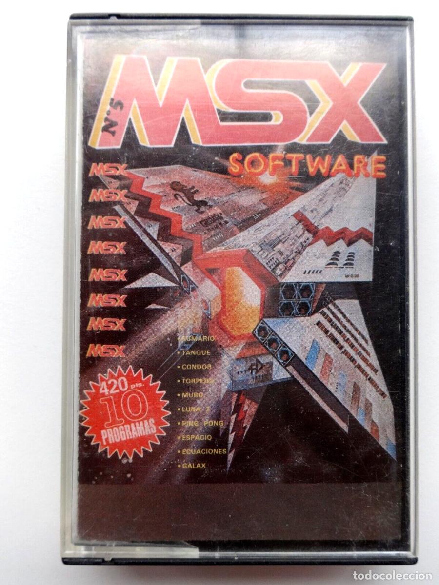 Videojuegos y consolas: MSX SOFTWARE NUMERO 5 N&ordm; 5 N&ordm;5 MSX - Foto 1