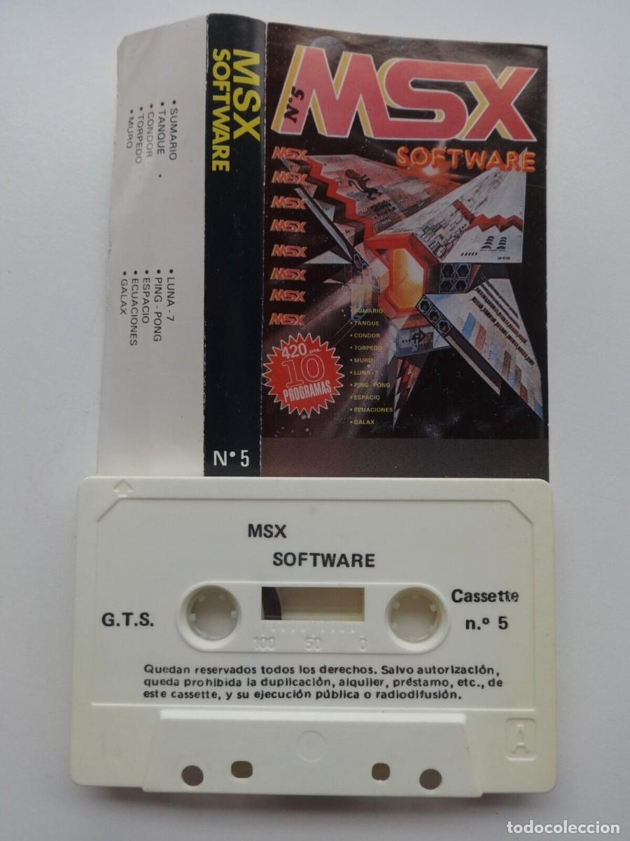 Videojuegos y consolas: MSX SOFTWARE NUMERO 5 N&ordm; 5 N&ordm;5 MSX - Foto 2