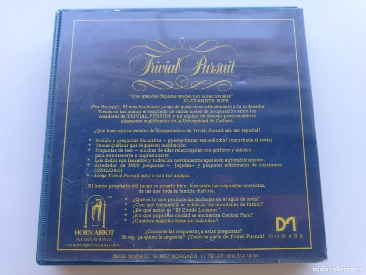 Videojuegos y consolas: TRIVIAL PURSUIT MSX - Foto 3