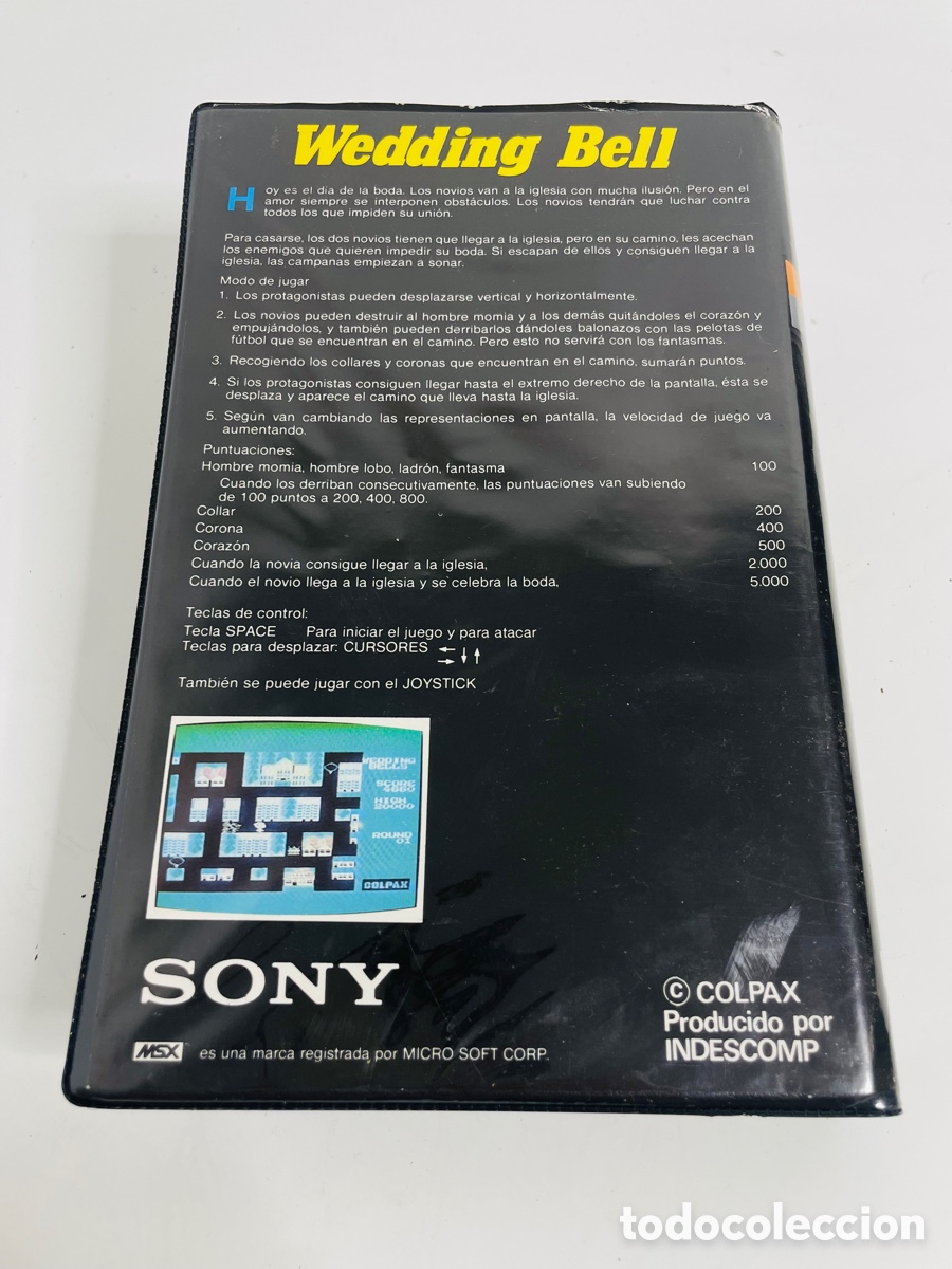 Videojuegos y consolas: Wedding Bell MSX Indescomp - Foto 4