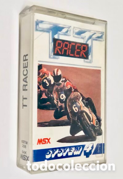 Videojuegos y consolas: TT Racer [Methodic Solutions] 1987 [System 4 de Espa&ntilde;a] [MSX] 6STM206 - Foto 1