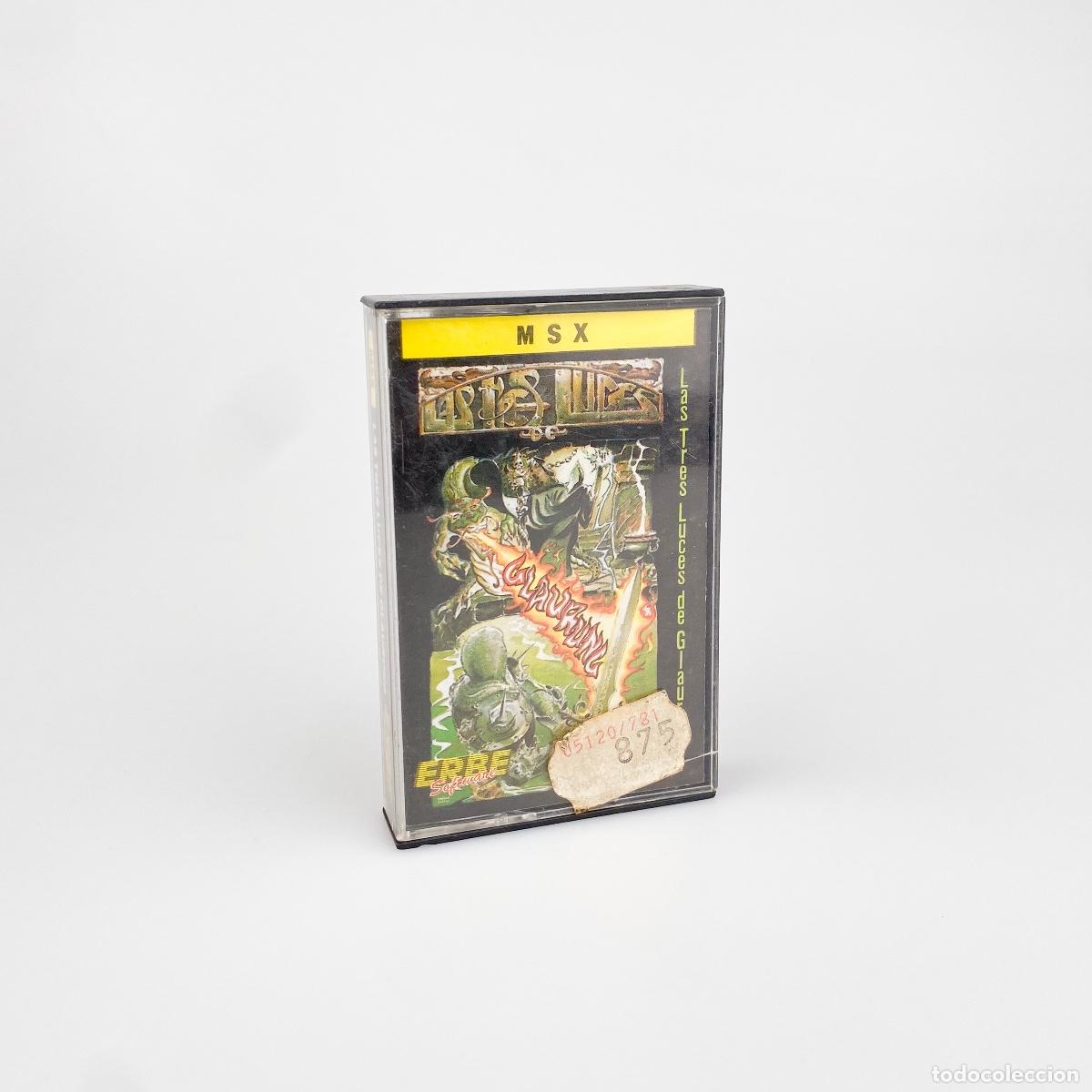 Videojuegos y consolas: Juego MSX, Las Tres Luces de Glaurung. Erbe. - Foto 1