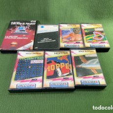 Videojuegos y Consolas: LOTE JUEGOS MSX (HOPPER, MAZES UNLIMITED, CHESS 86, PANIQUE , SPACE BUSTERS, ETC…).
