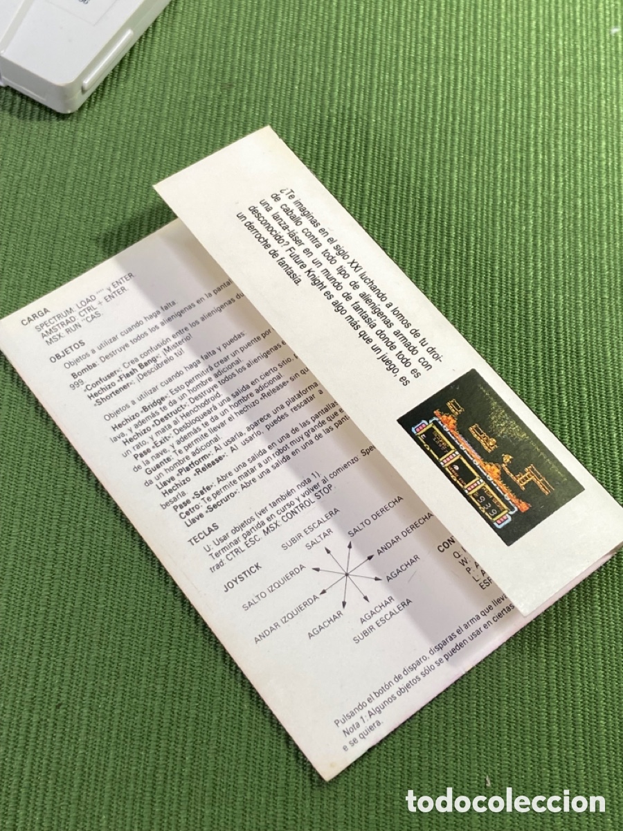 Videojuegos y consolas: Cinta MSX. Future knight. Erbe. - Foto 4
