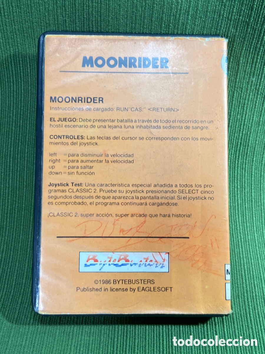 Videojuegos y consolas: Cinta juego msx MOONRIDER - Foto 4
