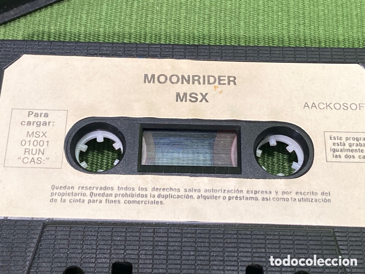 Videojuegos y consolas: Cinta juego msx MOONRIDER - Foto 8