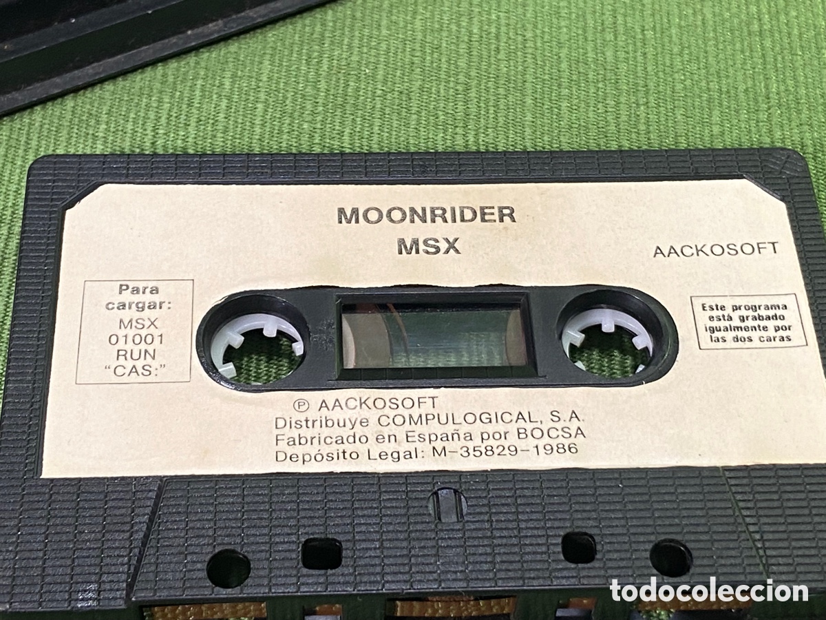 Videojuegos y consolas: Cinta juego msx MOONRIDER - Foto 9