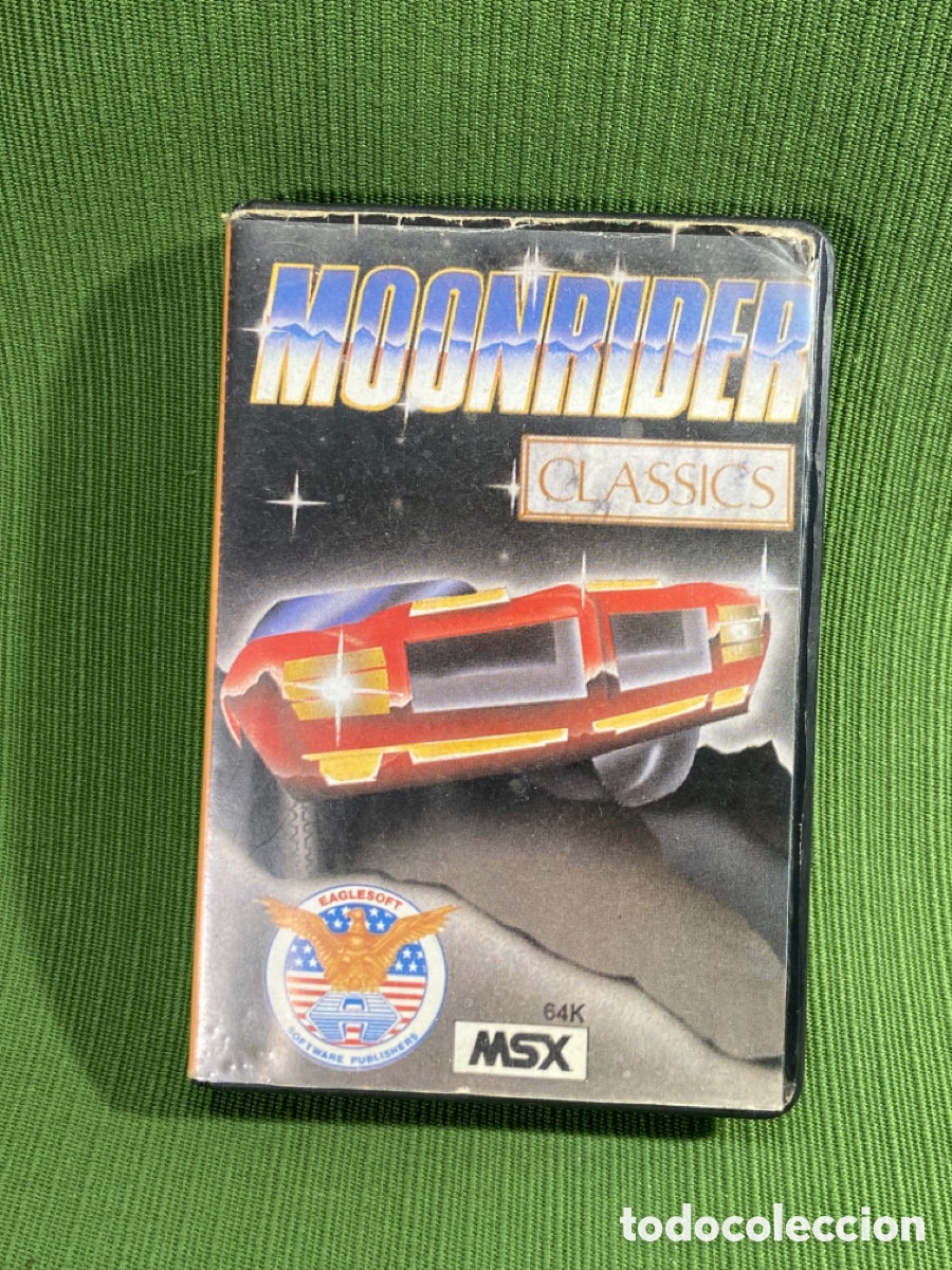 Videojuegos y consolas: Cinta juego msx MOONRIDER - Foto 1