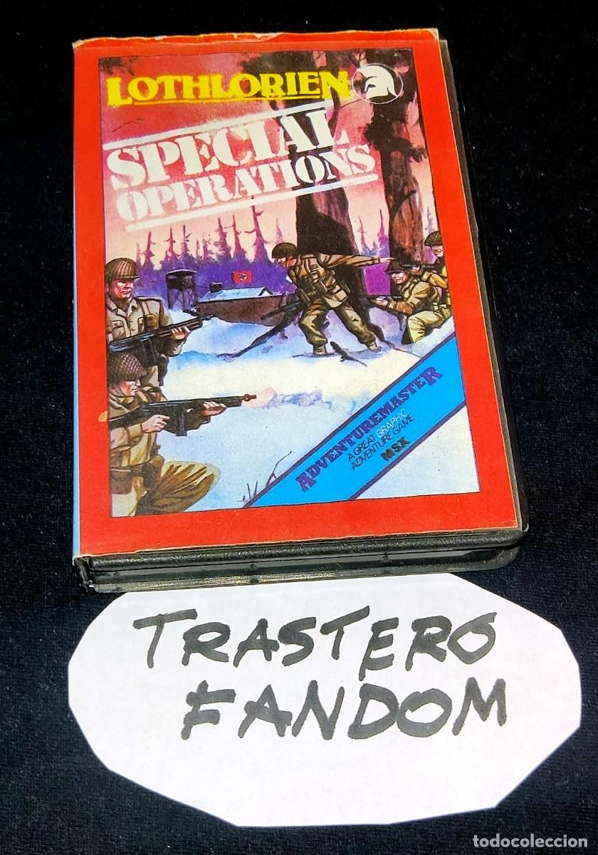 Videojuegos y consolas: SPECIAL OPERATIONS MSX CASETE CLASICO 8 BITS VIDEOJUEGO CINTA - Foto 1
