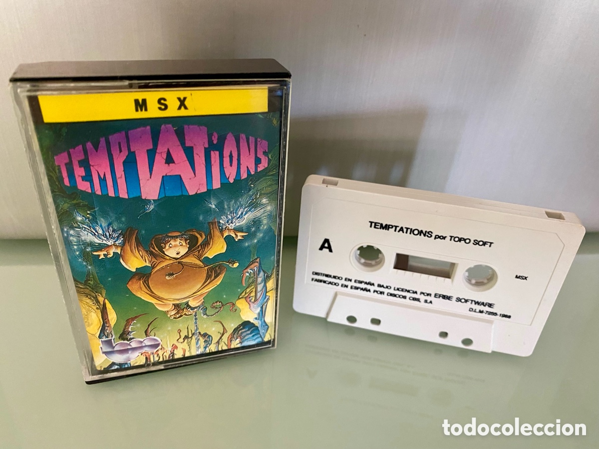Videojuegos y consolas: MSX - Temptations (TOPO Soft) - Carga Verificada - Foto 1